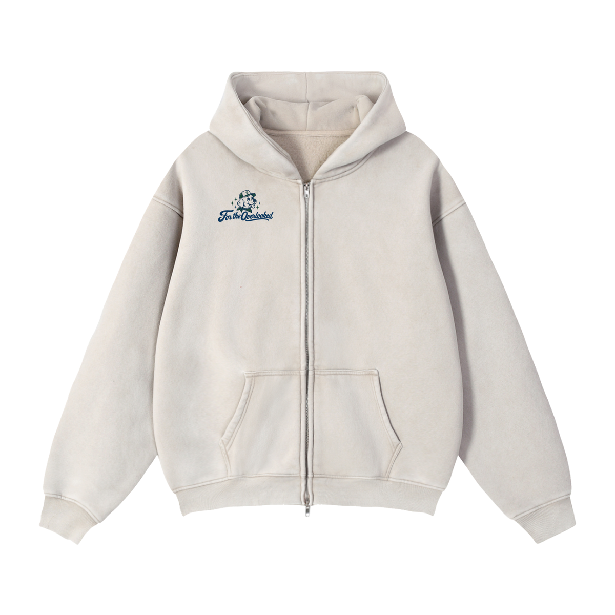 Overlooked Club Zip-Up Hoodie