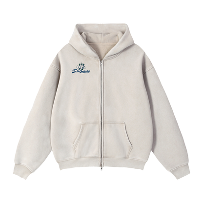 Overlooked Club Zip-Up Hoodie