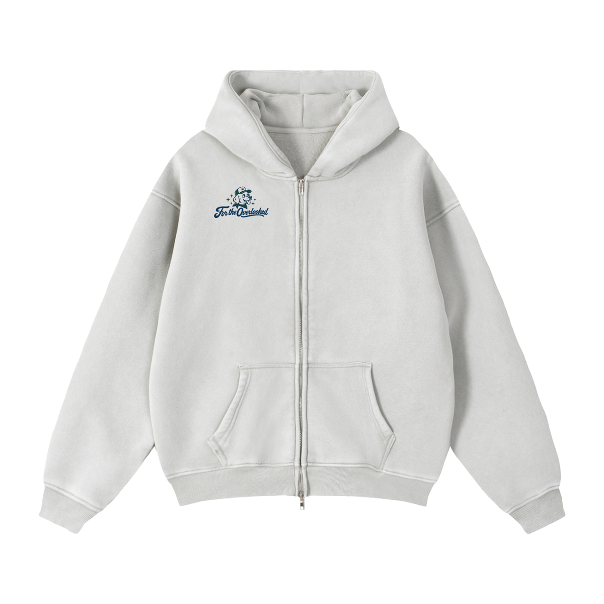 Overlooked Club Zip-Up Hoodie